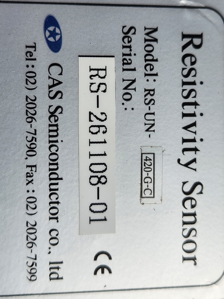 CAS RESISTIVITY SENSOR RS-UN-420-G-C (중고)