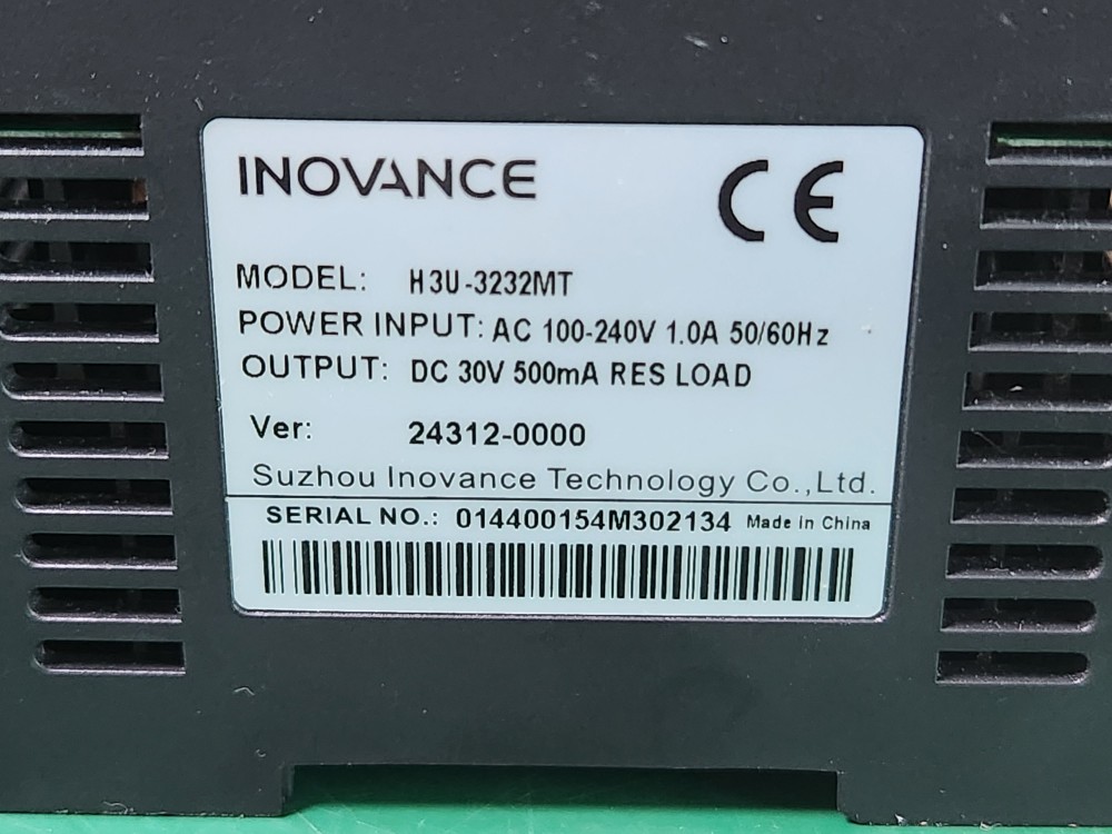 INOVANCE PLC H3U-3232MT 이노밴스 피엘씨 (중고)