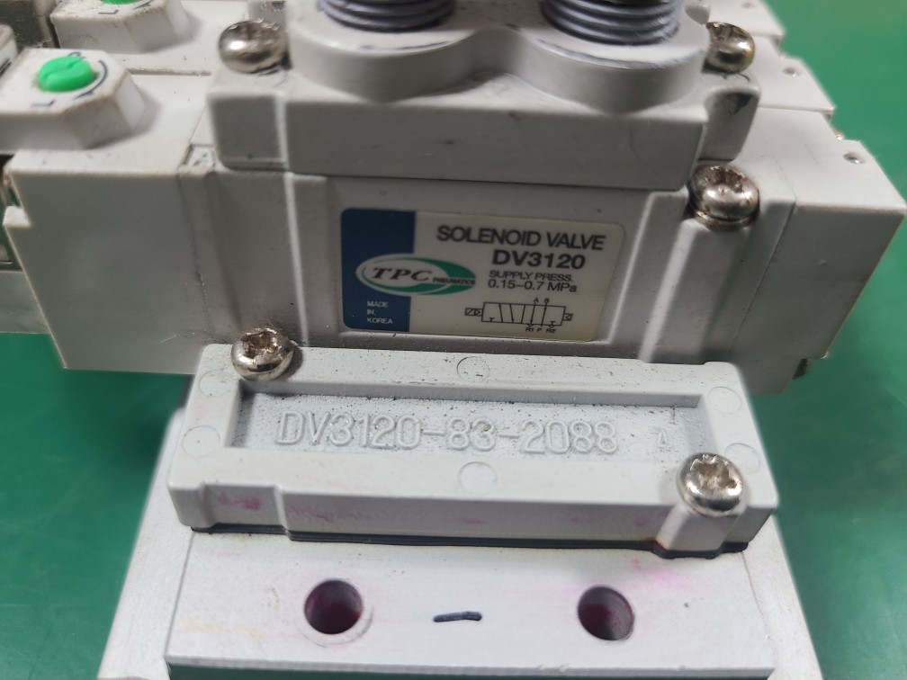 TPC SOLENOID VALVE DV3120(4EA) (중고) 티피씨 솔레노이드밸브