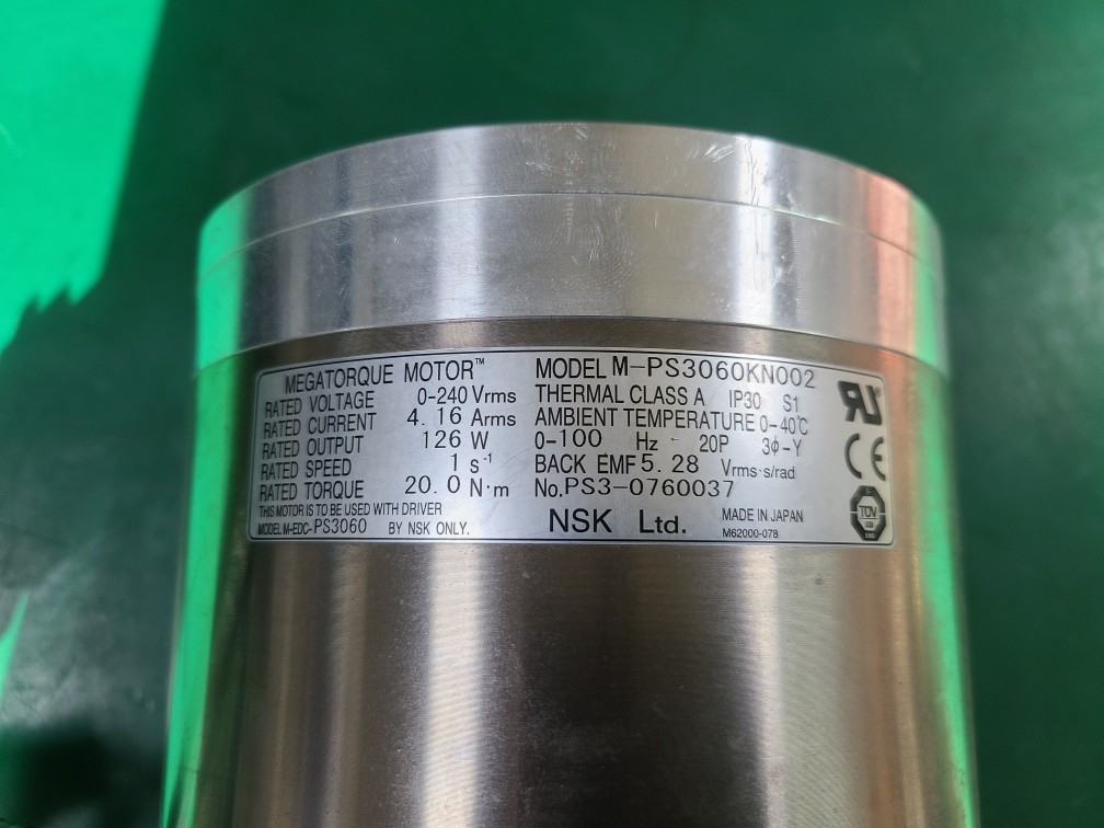 NSK MEGATORQUE MOTOR M-PS3060KN002 (중고) 메가토크 모타 디디모타