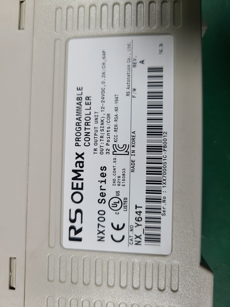 RS AUTOMATION PLC OUTPUT NX-Y64T (중고) 알에스오토메이션 피엘씨 아웃풋