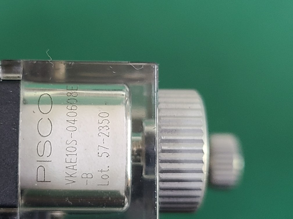 PISCO VACUUM EJECTOR VKAE10S-040608E (중고)