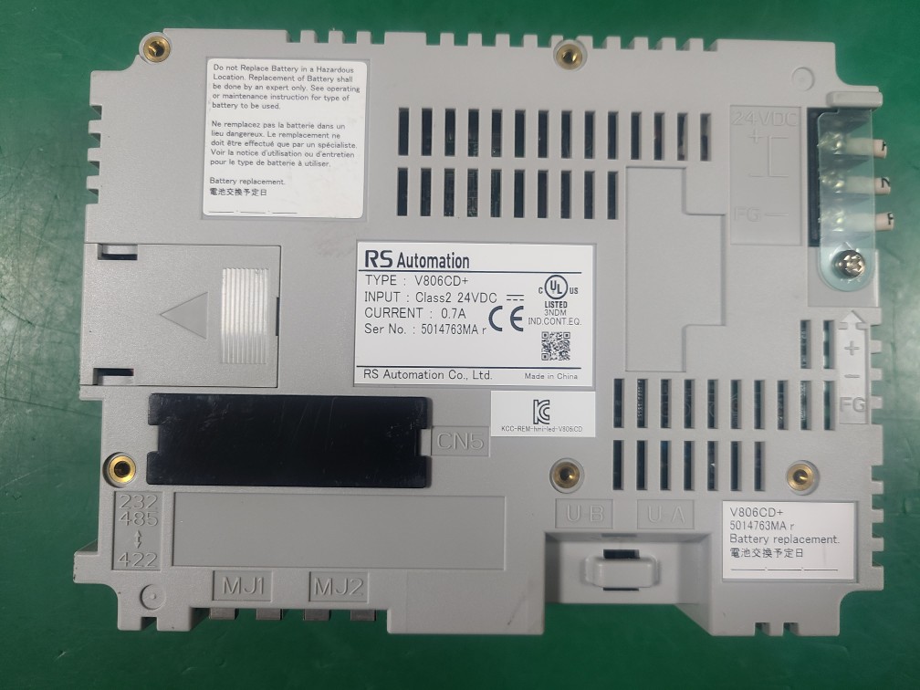 RS AUTOMATION TOUCH PANEL V806CD+ (중고) 알에스오토메이션 터치패널