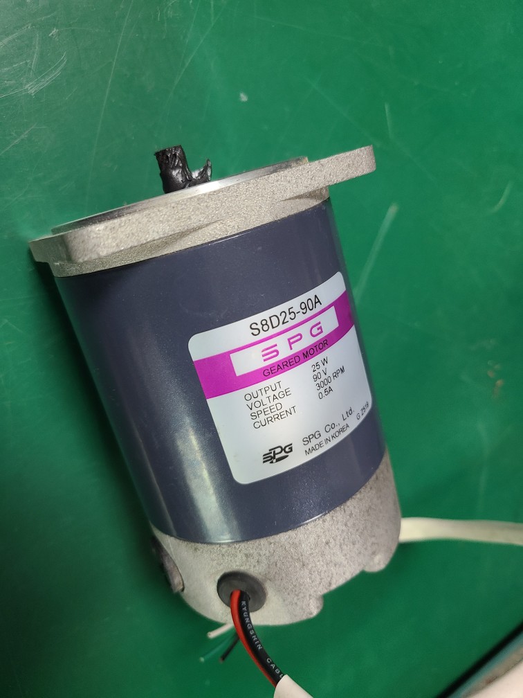 SPG DC GEARD MOTOR S8D25-90A (미사용중고) 성신 기어드모타