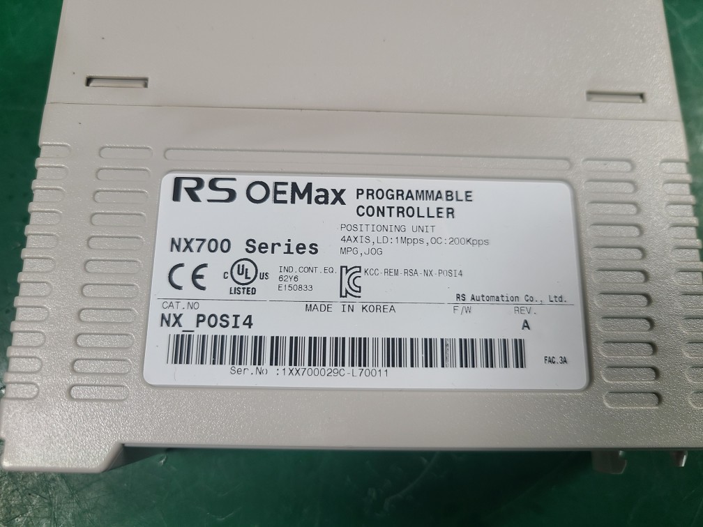 NX700 PLC POSITIONING UNIT NX-POSI4 (중고) 알에스오토메이션 포지셔닝 유닛