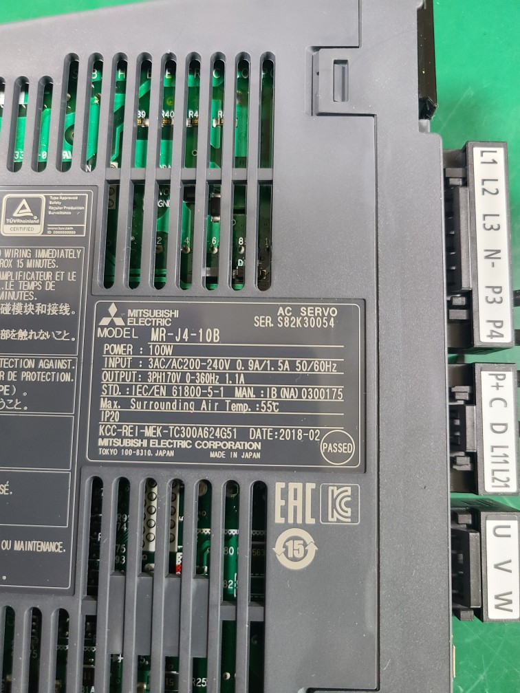 MITSUBISHI SERVO DRIVE MR-J4-10B (중고) 미쓰비씨 서보드라이브