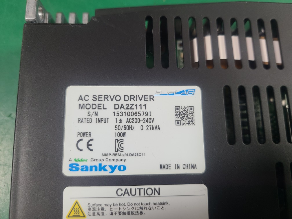 SANKYO AC SERVO DRIVER DA2Z111 (중고) 산교 서보드라이브