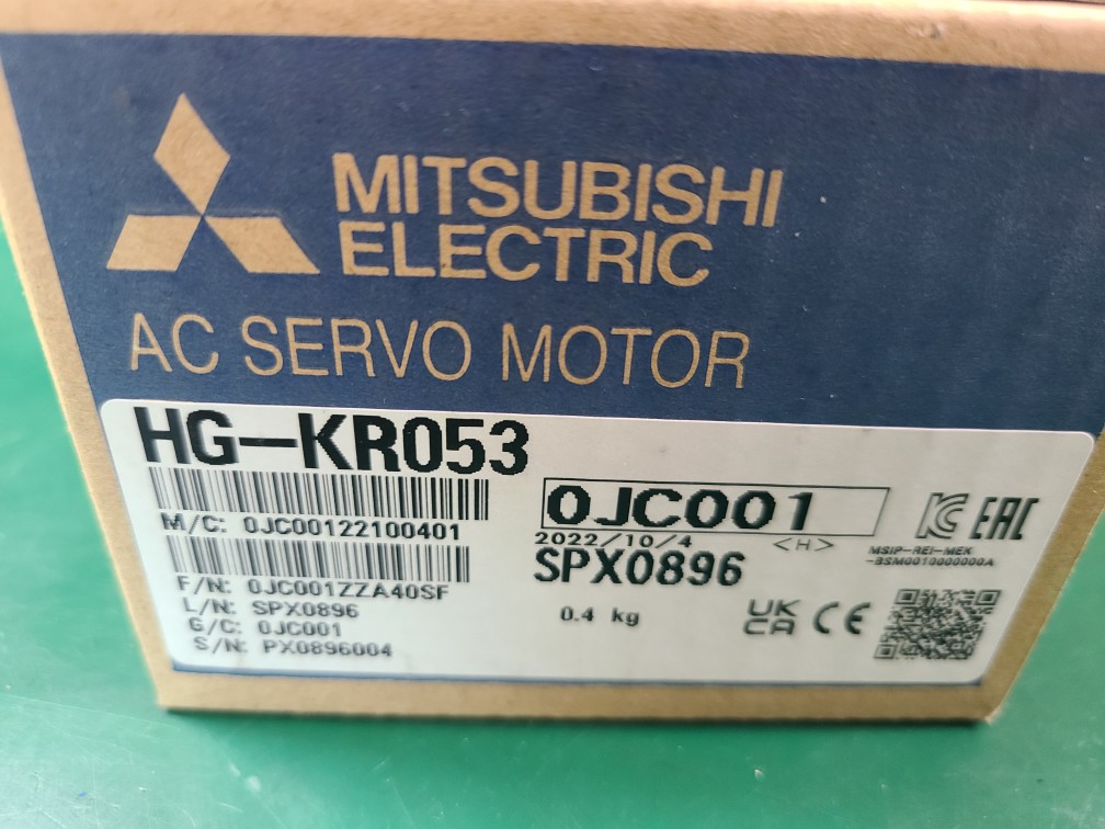 (A급-포장상태) AC SERVO MOTOR HG-KR053 미쓰비씨 서보모타