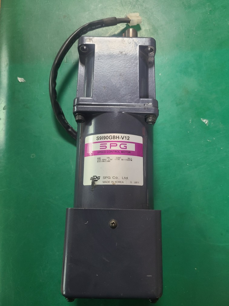 SPG SPEED CONTROL MOTOR S9I90GBH-V12+S9KH60B (중고) 성신 스피드콘트롤모타