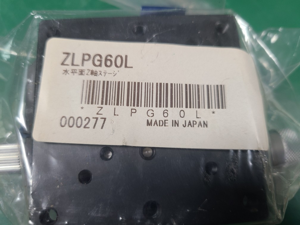 (A급-미사용품) MANUAL STAGE ZLPG60L+B33-60A 크로스롤러식 메뉴얼스테이지