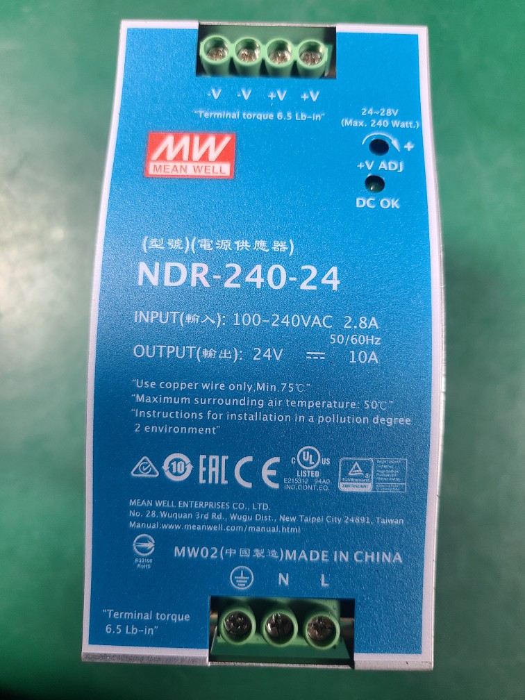 MW POWER SUPPLY NDR-240-24 (중고)민웰 파워서플라이