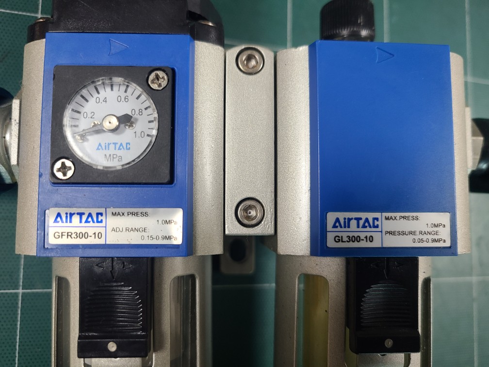 AIRTAC REGULATOR GFR300-10+GL300-10 (중고) 에어탁 레귤레이터