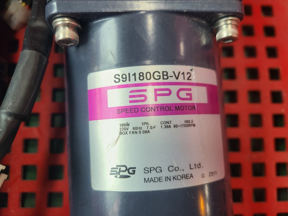 SPG SPEED CONTROL MOTOR S9I180GB-V12 +CONTROL