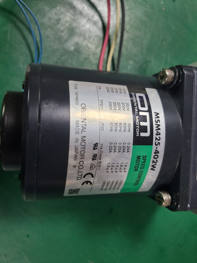 OM SPEED CONTROL MOTOR MSM425-402W+S8KA18B (중고)