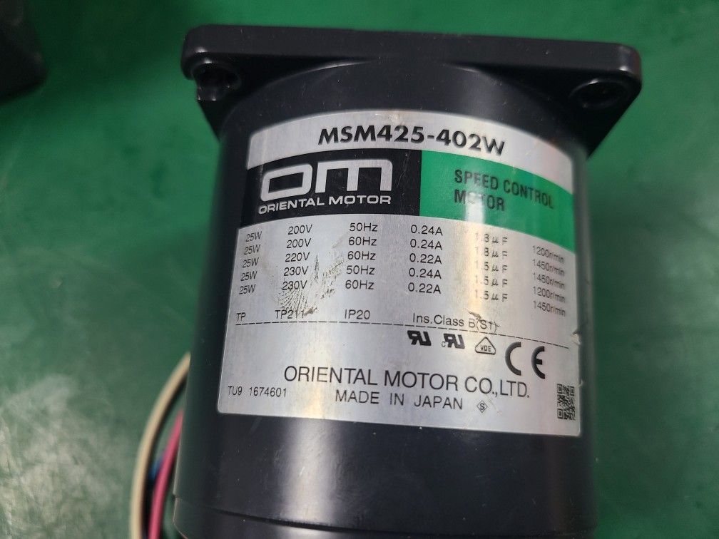 OM SPEED CONTROL MOTOR MSM425-402W (중고)