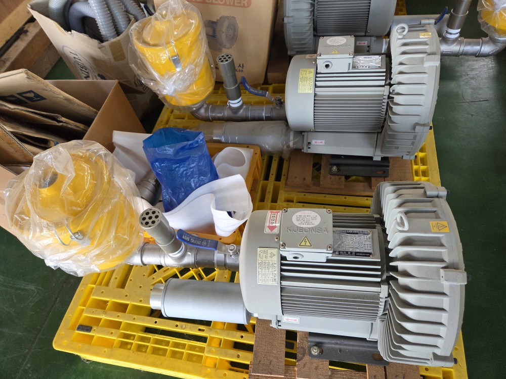 (A급-미사용품) 3 PHASE SUPER VORTEX BLOWER KJB3-3700  기전사 브러워