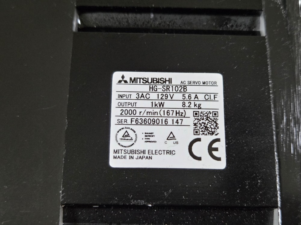 MITSUBISHI SERVO MOTOR HG-SR102B (중고) 미쓰비씨 서보모타