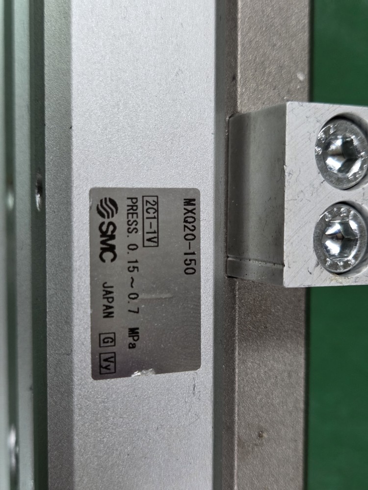 SMC AIR CYLINDER MXQ20-150 (중고) 테이블 슬라이드 실린더