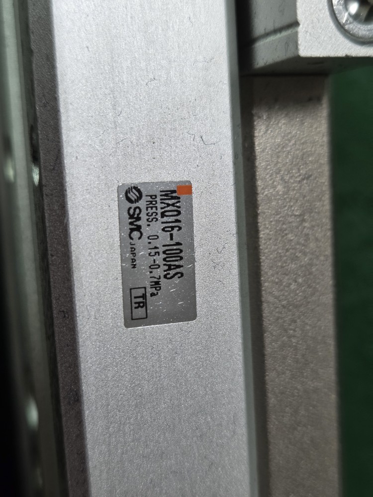 SMC SLIDE TABLE CYLINDER MXQ16-100AS (중고) 슬라이드 테이블 실린더