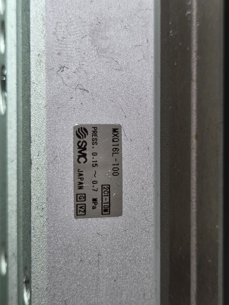 SMC SLIDE TABLE CYLINDER MXQ16L-100 (중고) 슬라이드 테이블 실린더