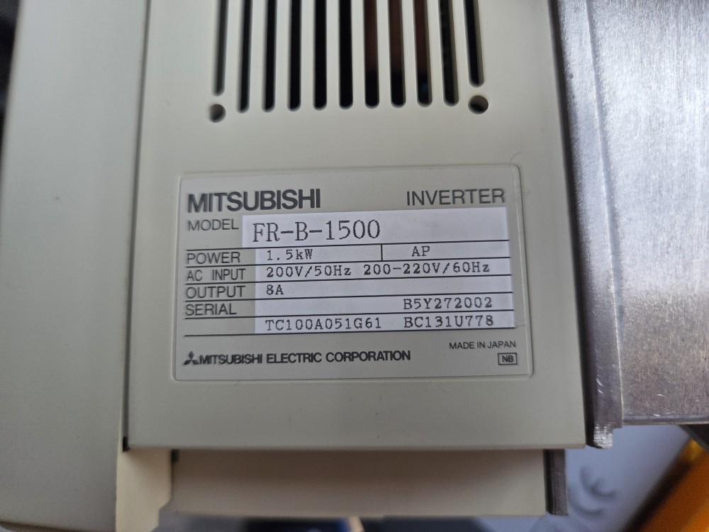 MITSUBISHI INVERTER FR-B-1500 (중고)