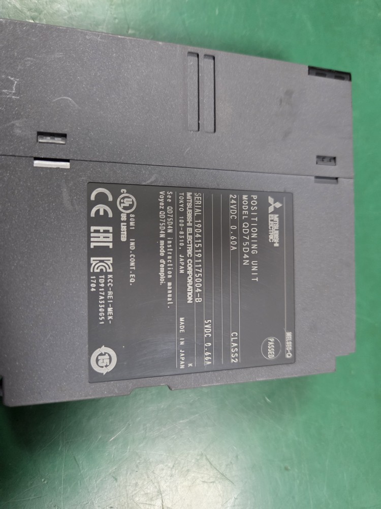 MITSUBISHI PLC POSITIONING UNIT QD75D4N (중고) 포지션 유닛