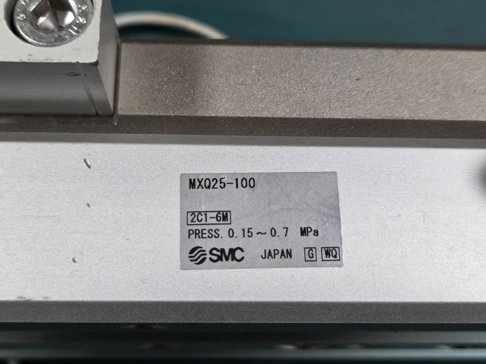 SMC SLIDE CYLINDER MXQ25-100(중고) 슬라이드 실린더