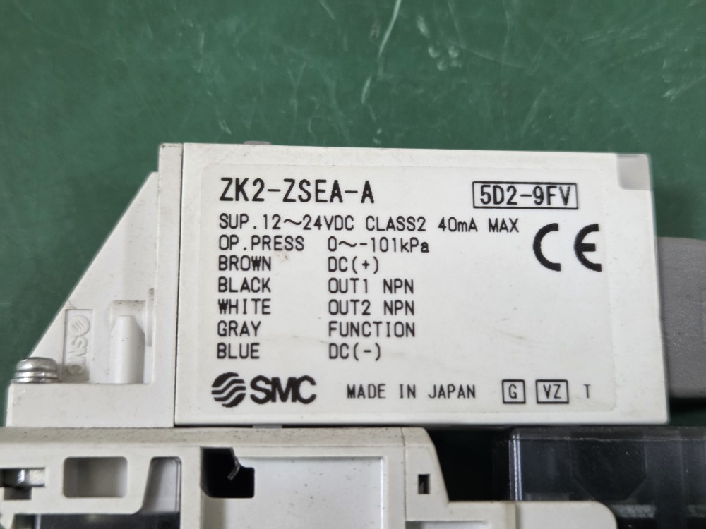 SMC VACUUM VALVE ZK2B15K5AL-08 ZK2-ZSEA-A (중고) 진공밸브