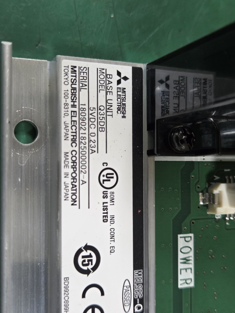 MITSUBISHI PLC BASE UNIT Q35DB (중고)