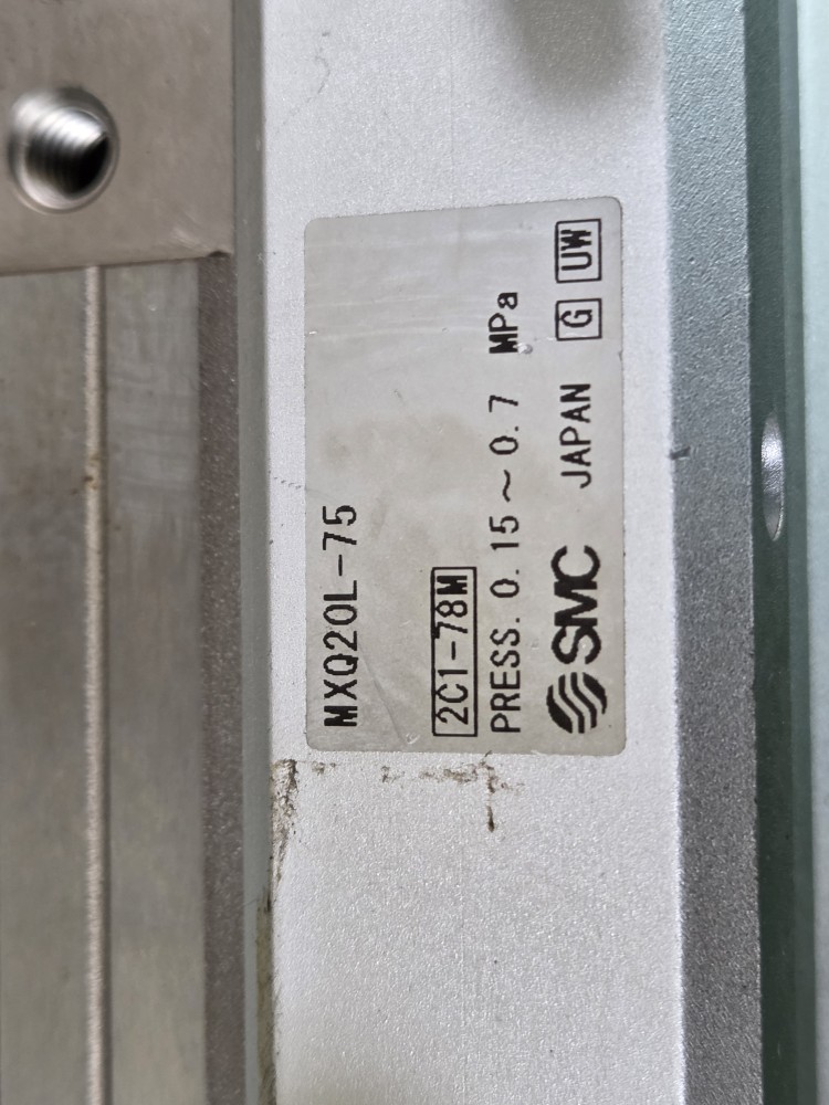 SMC SLIDE CYLINDER MXQ20L-75 (중고)