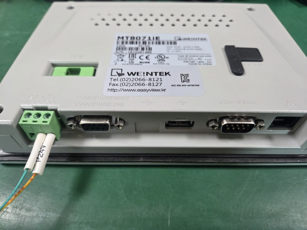 WEINTEK TOUCH PANEL MT8071iE (중고) 터치패널