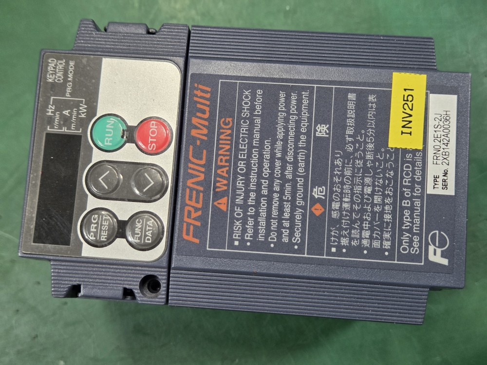 FUJI INVERTER FRN0.2E1S-2J (중고) 인버터