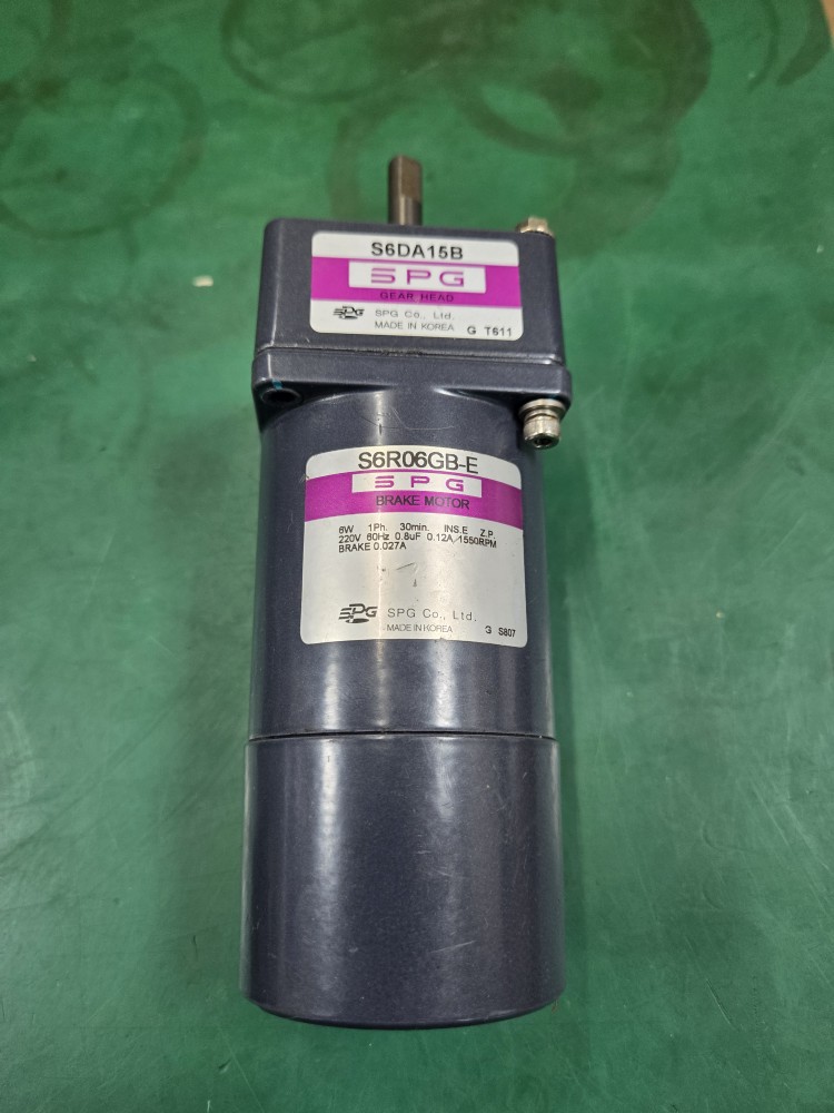SPG BRAKE MOTOR S6R06GB-E + S6DA15B (중고)