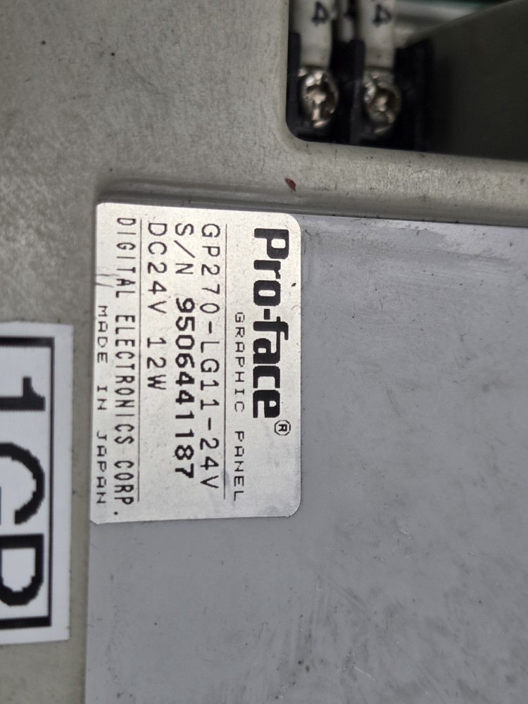 PRO-FACE GRAPHIC PANEL GP270-LG11-24V (중고)