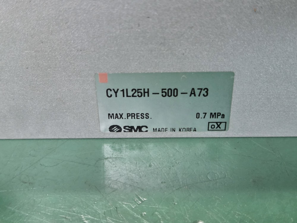 SMC RODLESS CYLINDER CY1L25H-500 (중고)