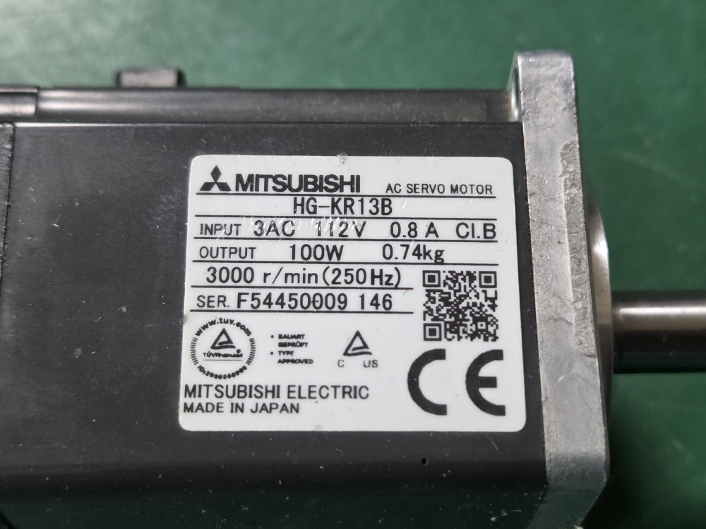 MITSUBISHI SERVO MOTOR HG-KR13B(중고) 미쓰비씨 서보모타