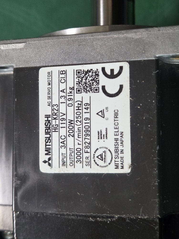 MITSUBISHI SERVO MOTOR HG-KR23(중고) 미쓰비시 서보모타