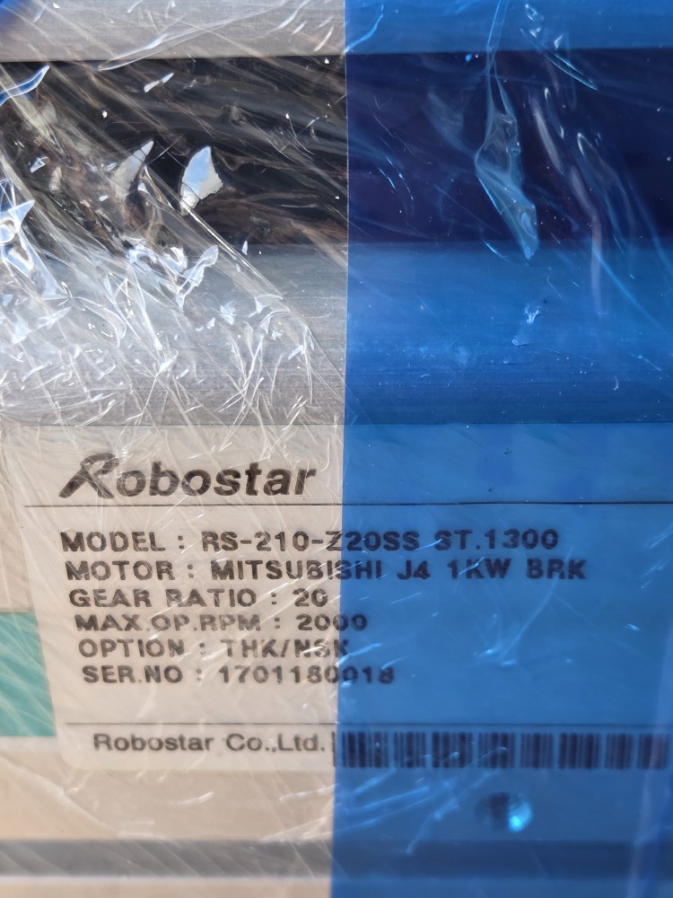 (A급-미사용품) ROBOSTAR ACTUATOR RS-210-Z20SS ST.1300 로보스타 엑츄에이터