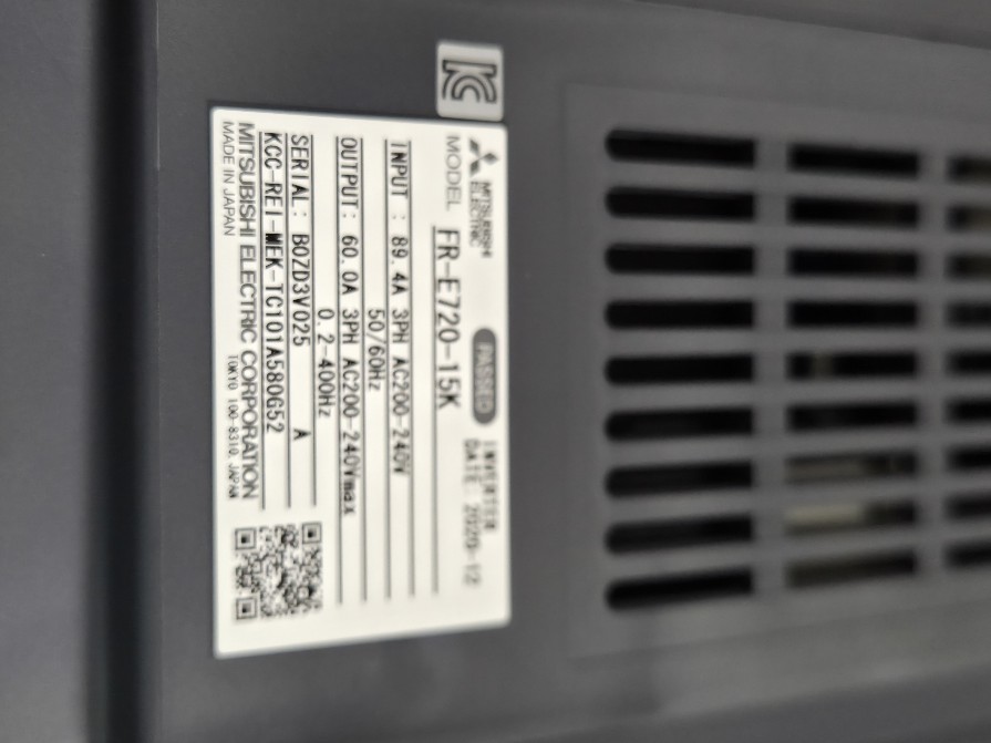 INVETER FR-E720-15K (중고) 미쯔비씨 인버터