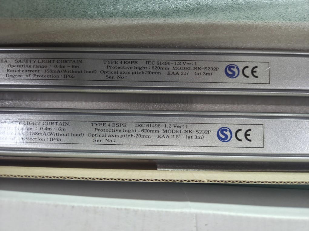 (A급-미사용품) SAFETY LIGHT CURTAIN SK-S232P 안전 센서